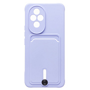 Чехол-накладка - SC304 с картхолдером для "Honor 200" (light violet) (233699)