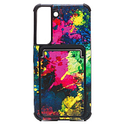 Чехол-накладка - SC284 с картхолдером для "Samsung SM-S901 Galaxy S22" (006) (multicolor)