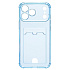 Чехол-накладка - SC276 с картхолдером для "Apple iPhone 17 Pro Max/18 Pro Max" (deep blue)