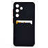 Чехол-накладка - SC337 с картхолдером для "Samsung Galaxy S25" (black) (239005)