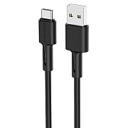 Кабель USB - Type-C Borofone BX31 18W 100см 3A  (black)