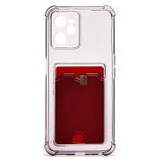 Чехол-накладка - SC276 с картхолдером для "OPPO realme C35" (black)