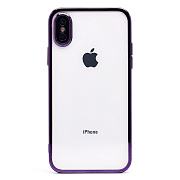 Чехол-накладка - PC073 с закрытой камерой для "Apple iPhone X/iPhone XS" (violet) (213868)