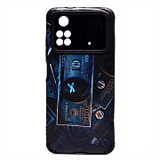 Чехол-накладка - SC310 для Xiaomi Poco M4 Pro 4G" (002) (black)