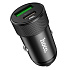 Адаптер Автомобильный Hoco Z32B Speed up PD20W+QC3.0 (black)