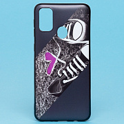 Чехол-накладка - SC185 для "Samsung SM-M215 Galaxy M21/SM-M307 Galaxy M30s" (001) (black/purple)