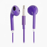 Проводные наушники с микрофоном вкладыши - MD827ZM Jack 3,5  (violet)