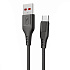 Кабель USB - Type-C SKYDOLPHIN S61T 12W 100см 2,4A  (black)