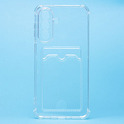 Чехол-накладка - SC276 с картхолдером для "Samsung Galaxy A27 5G" (transparent)