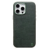 Чехол-накладка Cellis SM031 SafeMag для "Apple iPhone 16 Pro Max" Натуральная кожа (dark green) (237506)