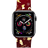 Ремешок - ApW16 Apple Watch 38/40/41 mm силикон на кнопке (005) (red)