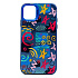 Чехол-накладка - PC094 для "Apple iPhone 11" (узоры) (transparent/black) (233787)