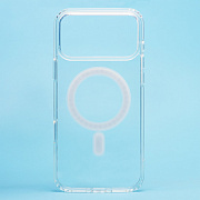 Чехол-накладка - SM006 SafeMag для "Apple iPhone 17 Pro Max" (прозрачный) (240905)