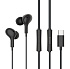 Проводные наушники с микрофоном внутриканальные Celebrat D13 Type-C  (black)