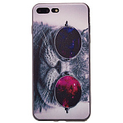 Чехол-накладка - SC071 для "Apple iPhone 7 Plus/iPhone 8 Plus"  .. (015) (white/grey)
