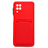 Чехол-накладка - SC315 с картхолдером для "Samsung SM-A125 Galaxy A12" (red)