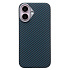 Чехол-накладка Cellis SM009 POSH KEVLAR для "Apple iPhone 16" (dark blue)