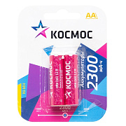 Аккумулятор AA Космос HR6 (2-BL) Ni-MH 2300 mAh (24/288)