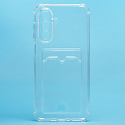 Чехол-накладка - SC276 с картхолдером для "Samsung Galaxy A17 4G" (transparent) (241655)