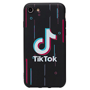 Чехол-накладка - SC220 для "Apple iPhone 7/iPhone 8/iPhone SE 2020" (002) (black/red)