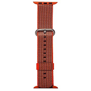 Ремешок - ApW Sport Apple Watch 42/44/45/49 mm нейлон на пряжке (orange)