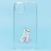 Чехол-накладка - SC270 для "Apple iPhone 13" (002) (прозрачный)