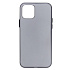 Чехол-накладка - PC091 для "Apple iPhone 12" (matte transparent/black) (232335)