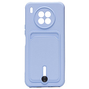 Чехол-накладка - SC304 с картхолдером для "Honor 50 Lite/nova 8i" (light violet)