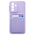 Чехол-накладка - SC337 с картхолдером для "Samsung Galaxy A17 4G" (light violet) (241654)