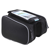 Аксессуары для велосипеда и самоката - сумка для велосипеда на раму 9x17 (002) (black)