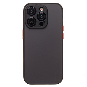 Чехол-накладка - PC041 для "Apple iPhone 15 Pro" (black/black)