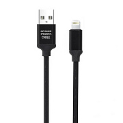 Кабель USB - Apple lightning - DC-130  100см 1,5A  (black)