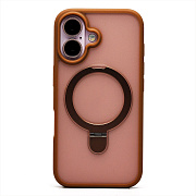 Чехол-накладка - SM088 SafeMag  для "Apple iPhone 16" (gold) (236511)