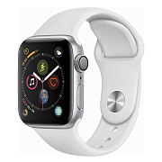 Ремешок - ApW Sport Band Apple Watch 38/40/41 mm силикон на кнопке (L) (white)