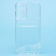 Чехол-накладка - SC336 с картхолдером для "Samsung Galaxy A15 5G" (transparent) (228228)