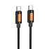 Кабель Type-C - Type-C Borofone BX114 PD 60W 100см 3A  (black)