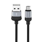 Кабель USB - micro USB Borofone BX28 Dignity 12W 100см 2,4A  (gray)