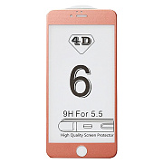 Защитное стекло Full Screen Activ 3D для "Apple iPhone 6 Plus/iPhone 6S Plus" (rose)