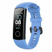 Ремешок Huawei Honor Band 4/Honor Band 5 пластик на пряжке (blue)