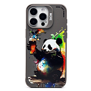 Чехол-накладка - SC335 для "Apple iPhone 15 Pro Max"  (панда) (grey) (227022)