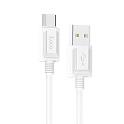 Кабель USB - Type-C Hoco X73  100см 3A  (white)