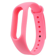 Ремешок - WB13 Xiaomi Mi Band силикон на кнопке (регулируемый) (pink)