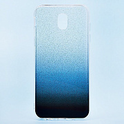 Чехол-накладка - Glamour для "Samsung SM-J530 Galaxy J5 2017" (black/silver)
