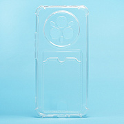 Чехол-накладка - SC276 с картхолдером для "Realme 14 Pro+" (transparent) (240833)