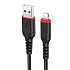 Кабель USB - Apple lightning Hoco X59 Victory PD 12W 100см 2,4A  (black)