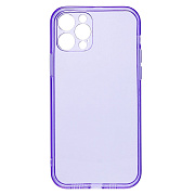 Чехол-накладка - SC344 для "Apple iPhone 12 Pro" (transparent/violet) (232054)