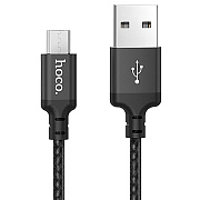 Кабель USB - micro USB Hoco X14 Times Speed  100см 2A  (black)