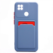 Чехол-накладка - SC315 с картхолдером для "Xiaomi Redmi 9C" (grey)