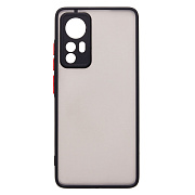 Чехол-накладка - PC041 для "Xiaomi 12/12S" (black/black) (210009)