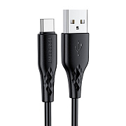 Кабель USB - Type-C Borofone BX48 18W 100см 3A  (black)